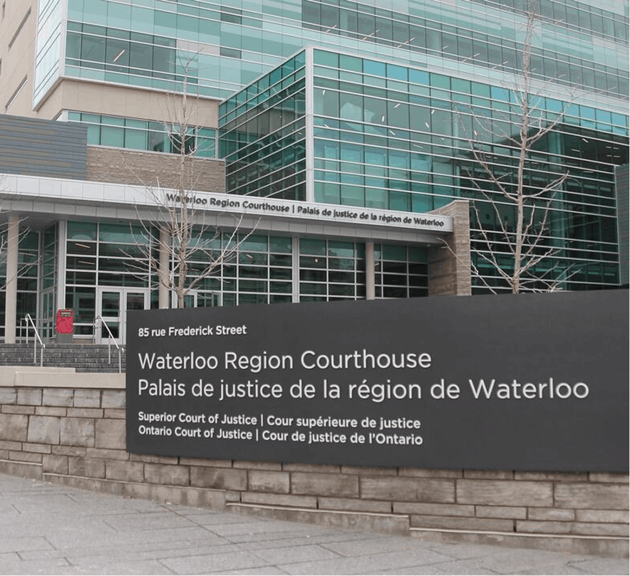 Criminal courts in Kitchener, Ontario